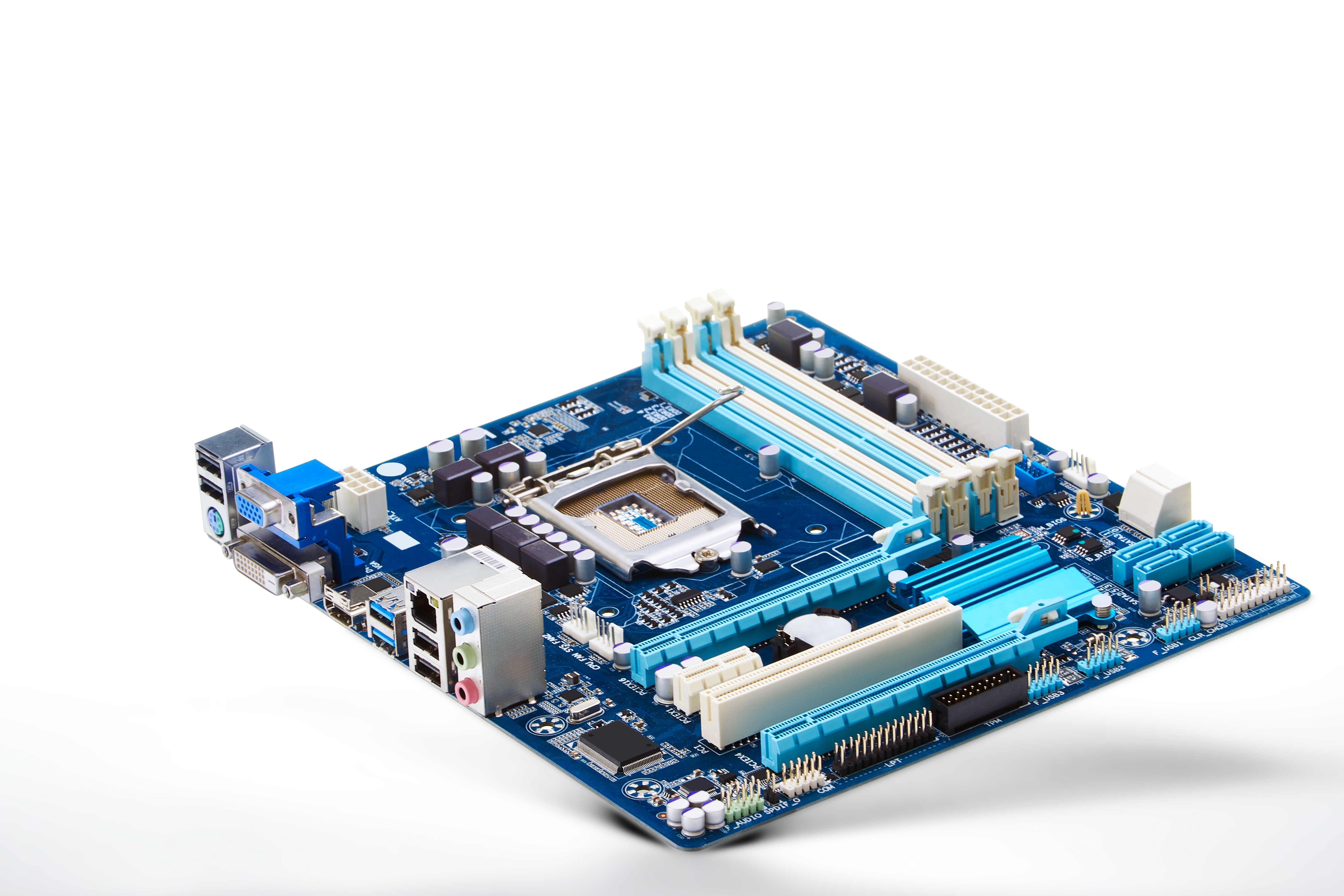 Picture of a Motherboard for a PC